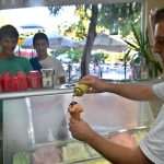 Cakes, fresh fruits and homely ice cream in little family pastry shop 7 Pastry and icecream shop Sirena