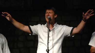 Vocal group Intrade in Sorkočević garden