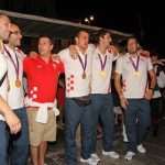 Wonderful reception of golden water polo players at Stradun 13 Golden water polo players at Stradun 20 photo by Nora Novak