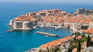 Dubrovnik - an old city on the Adriatic Sea coast in the extreme south of Croatia