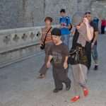 Cersei and Tyrion from the Game of Thrones stroll around the City 2 Lena Heady and Peter Dinklage in Dubrovnik