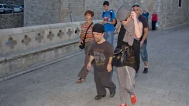 Lena Heady and Peter Dinklage in Dubrovnik