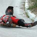 Homemade roller cart race in Konavle