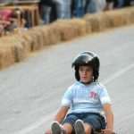 Homemade roller cart race in Konavle