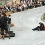 Homemade roller cart race in Konavle