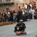 Homemade roller cart race in Konavle