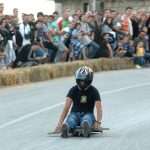 Homemade roller cart race in Konavle