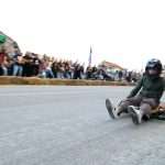 Homemade roller cart race in Konavle