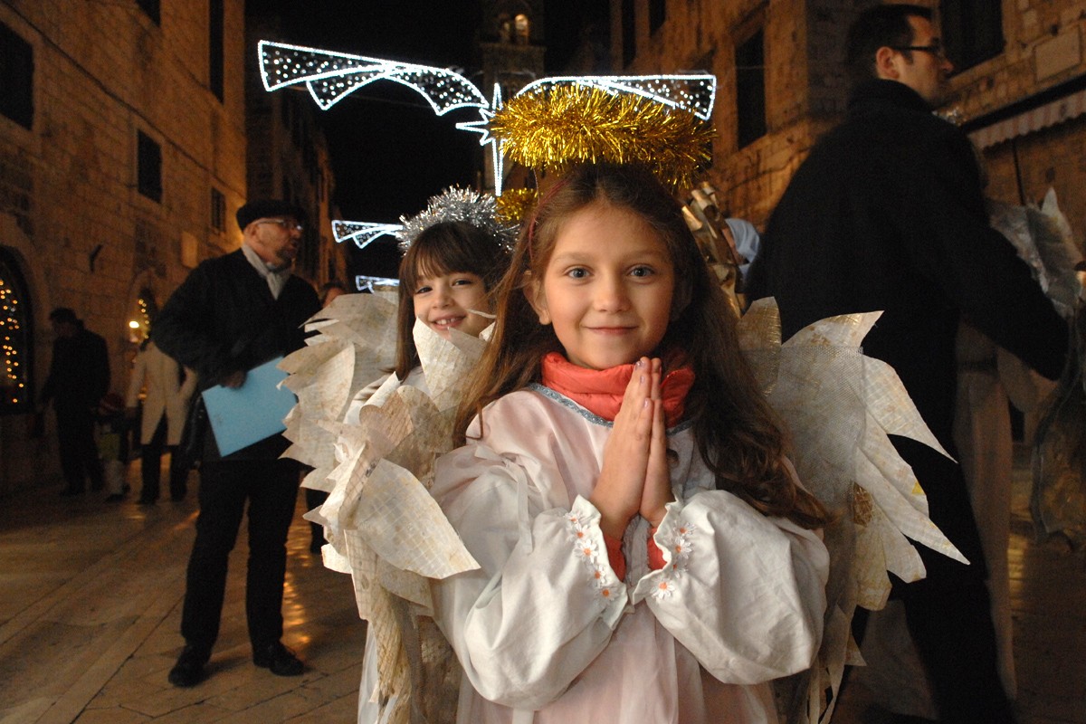 Christmas nativity Dubrovnik