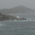 Goodbye Sunshine, Hello Rain 5 Rain and rough sea in Dubrovnik