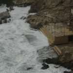 Goodbye Sunshine, Hello Rain 6 Rain and rough sea in Dubrovnik