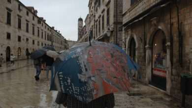 Rain in Dubrovnik