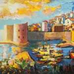 Dubrovnik Art Poster: The Perfect Souvenir by Vedran Šerbu