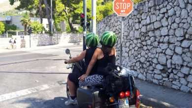 Watermelon Protection In Dubrovnik 52 Watermelon helmet