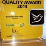 Hotels Albatros and Admiral Awarded In Luxembourg 1 Hotel Admiral Quality Award