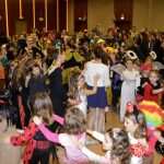 Big dance party for masked children 29