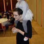 Big dance party for masked children 38