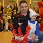 Big dance party for masked children 41