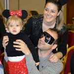 Big dance party for masked children 42