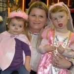 Big dance party for masked children 44