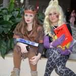 Big dance party for masked children 7