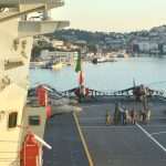 Dubrovnik - the first Croatian stop for the aircraft carrier Cavour 10 nosac-cavour Gruz