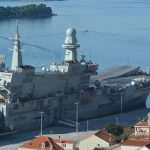 Dubrovnik - the first Croatian stop for the aircraft carrier Cavour 6 nosac-cavour Gruz