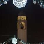 First Christmas light decorations on Stradun! 3 Christmas lights
