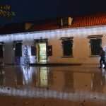 First Christmas light decorations on Stradun! 10 Christmas lights