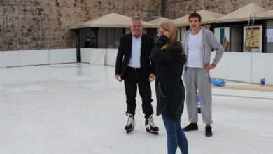Ice skating for free! 44 Ice rink Dubrovnik