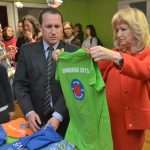 Water polo players and Helen Doron together for the children's home Maslina 3 Helen Doron