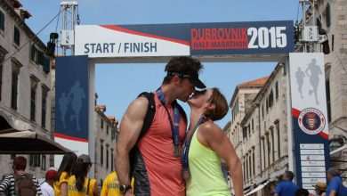 Newlyweds Jenn and Adam ran a marathon on honeymoon 37 marathon dubrovnik honeymoon