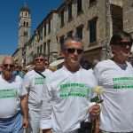 Dubrovnik citizens released flowers into the sea as they pay tribute to the victims of Srebrenica 6 srebrenica mimohod 26