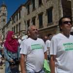 Dubrovnik citizens released flowers into the sea as they pay tribute to the victims of Srebrenica 7 srebrenica mimohod 27