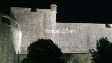 Mercedes Took the Dubrovnik City Walls 1 mercedes zidine