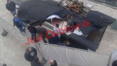 Landspeeder arrived on Stradun! Shooting of Star Wars begins! 1 podracer star wars just dubrovnik