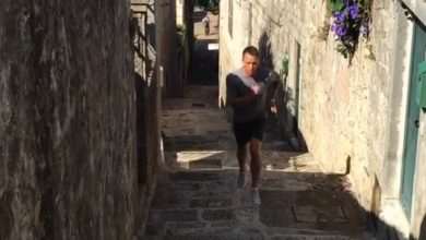 Old School Training by John Terry: Up and Down Via Steps in Cavtat 35 John Terry in Cavtat