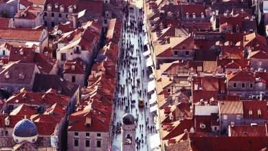 Bird’s eye view of Dubrovnik