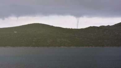 Small Sea Tornado near Šipan 13 Sea Tornado 2