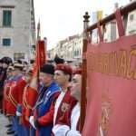 Photo Gallery: White Doves, Traditional Costumes, People Honoring Our Patron, St. Blaise 13 Kandelora Candle Mass Opening 11