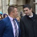 Photo Gallery: White Doves, Traditional Costumes, People Honoring Our Patron, St. Blaise 14 Kandelora Candle Mass Opening 12