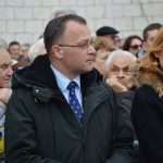 Photo Gallery: White Doves, Traditional Costumes, People Honoring Our Patron, St. Blaise 15 Kandelora Candle Mass Opening 13