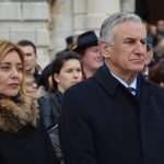 Photo Gallery: White Doves, Traditional Costumes, People Honoring Our Patron, St. Blaise 16 Kandelora Candle Mass Opening 14