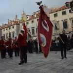 Photo Gallery: White Doves, Traditional Costumes, People Honoring Our Patron, St. Blaise 4 Kandelora Candle Mass Opening 2