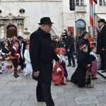 Photo Gallery: White Doves, Traditional Costumes, People Honoring Our Patron, St. Blaise 27 Kandelora Candle Mass Opening 25