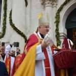 Photo Gallery: White Doves, Traditional Costumes, People Honoring Our Patron, St. Blaise 29 Kandelora Candle Mass Opening 27