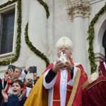 Photo Gallery: White Doves, Traditional Costumes, People Honoring Our Patron, St. Blaise 30 Kandelora Candle Mass Opening 28