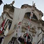 Photo Gallery: White Doves, Traditional Costumes, People Honoring Our Patron, St. Blaise 32 Kandelora Candle Mass Opening 30