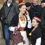 Photo Gallery: White Doves, Traditional Costumes, People Honoring Our Patron, St. Blaise 41 Kandelora Candle Mass Opening 39