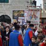 Photo Gallery: White Doves, Traditional Costumes, People Honoring Our Patron, St. Blaise 47 Kandelora Candle Mass Opening 45